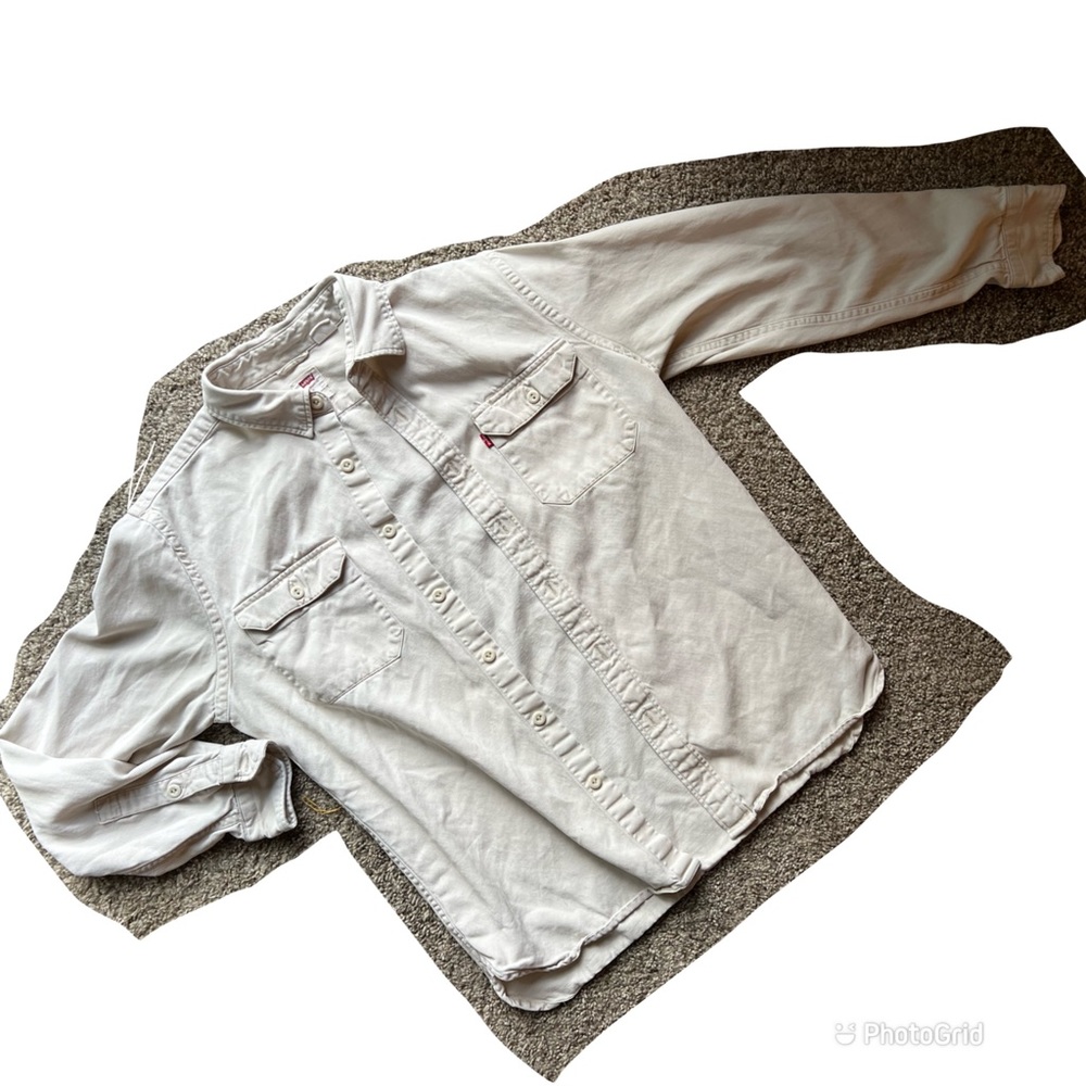 Levi’s Beige Button-Up
